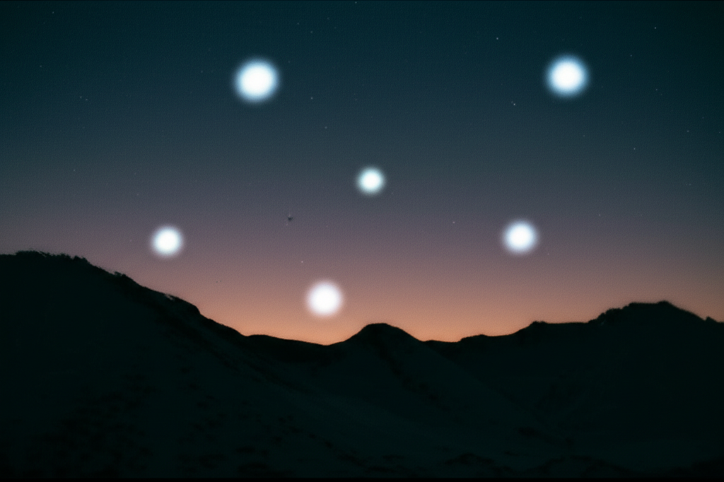 Mystiske lys over Senjatrollet